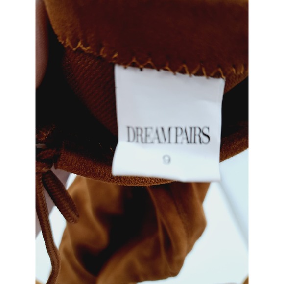 Dream Pairs Pauline Camel flat over knee high boots 9 - Picture 6 of 9